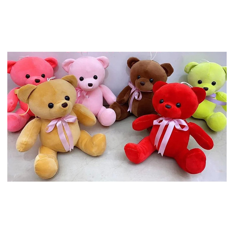 Soft Plush Teddy Bear 23cm – Assorted Colors & Cuddly Toy Soft Plush Teddy Bear 23cm – Assorted Colors & Cuddly Toy