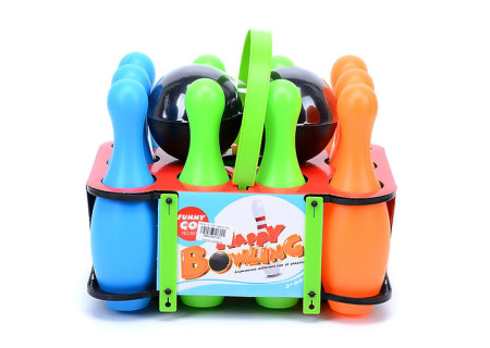 Bowling Set in Tray - Fun Indoor and Outdoor Play
