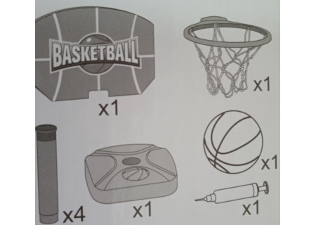 Kids Adjustable Basketball Hoop Set – Indoor & Outdoor Play