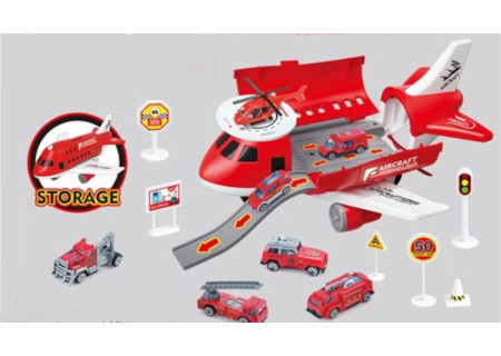 Multi-Function Aircraft Storage & Transport Playset - Interactive Toy