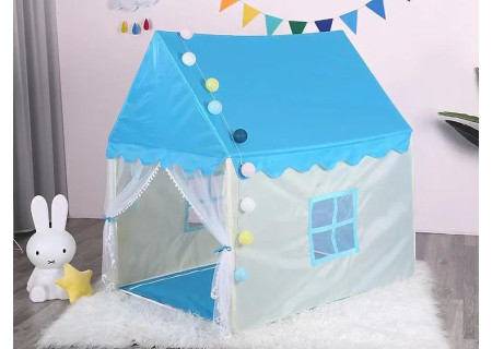 Kids Play Tent in Bag – Assorted Colors (Pink, Yellow, Blue, Grey)