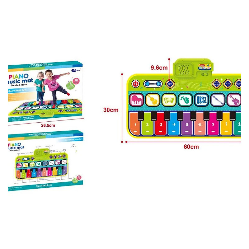 Kids Bxd Piano Blanket with Multiple Functions – Interactive Musical P Kids Bxd Piano Blanket with Multiple Functions – Interactive Musical P