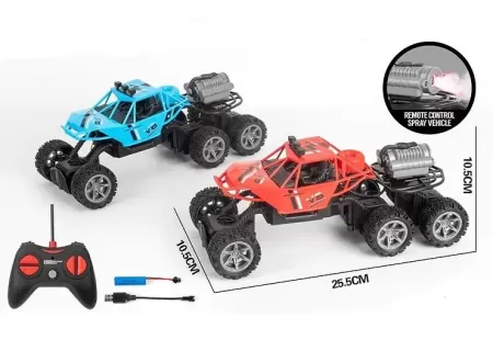 RC Racing Monster Truck with Realistic Smoke Effect – High-Speed Off-R