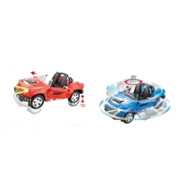 Battery Operated Stunt Car – 360° Spins, LED Lights & Remote Control Battery Operated Stunt Car – 360° Spins, LED Lights & Remote Control