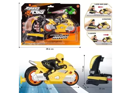 Catapult Launch Car or Motorbike Toy – High-Speed Racing Action
