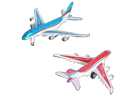 Die-Cast Toy Planes with Light & Sound – Realistic Aircraft Model