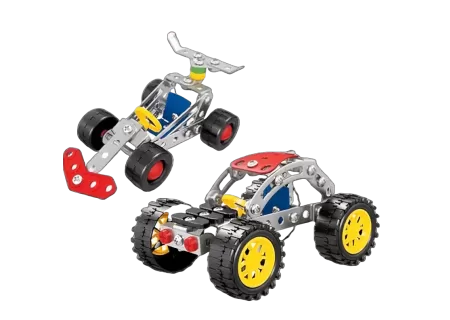 "Metal Model 2-in-1 Off-Road & Racing Car Kit | Build Your Own Vehicle