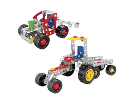 2-in-1 Metal Tractor & Cultivator DIY Kit | Build Your Own Model