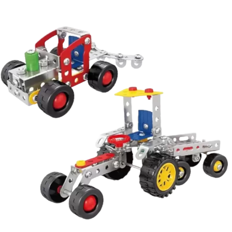 2-in-1 Metal Tractor & Cultivator DIY Kit | Build Your Own Model 2-in-1 Metal Tractor & Cultivator DIY Kit | Build Your Own Model