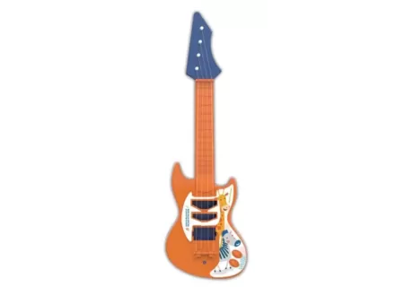 Electric Toy Guitar 50cm – Kids' Carded Plastic Musical Instrument