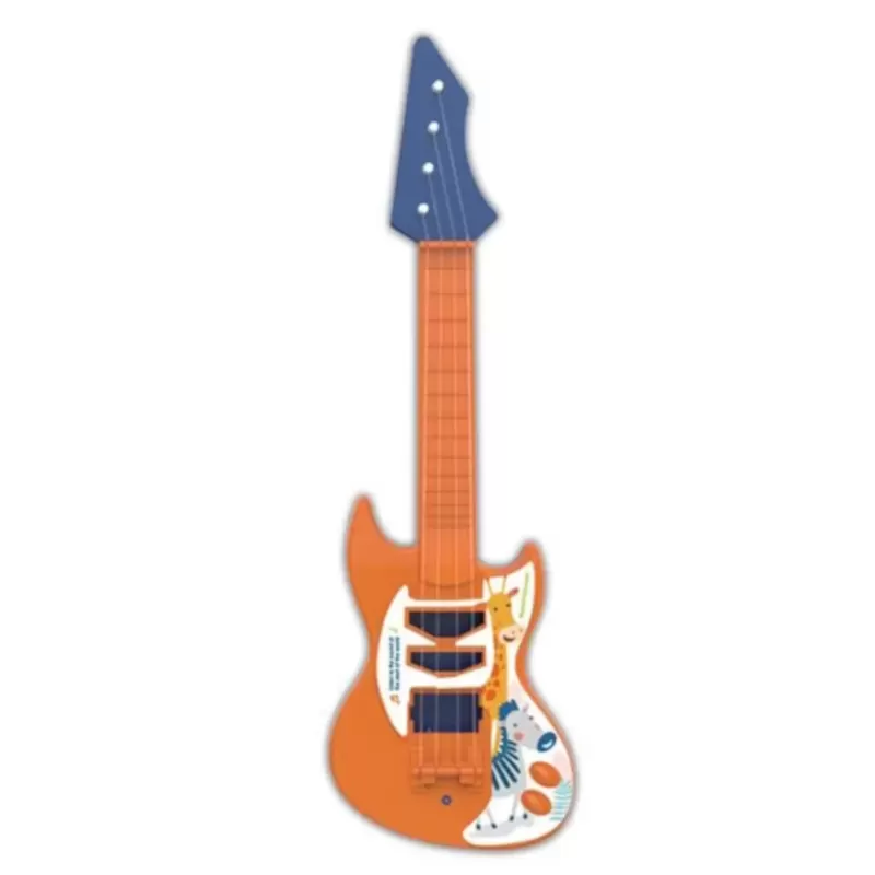 Electric Toy Guitar 50cm – Kids' Carded Plastic Musical Instrument Electric Toy Guitar 50cm – Kids' Carded Plastic Musical Instrument
