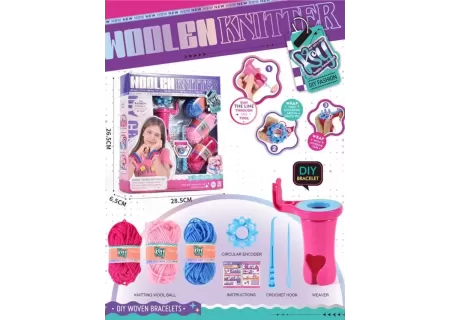 Kids Knitting Set – DIY Craft Kit for Beginners