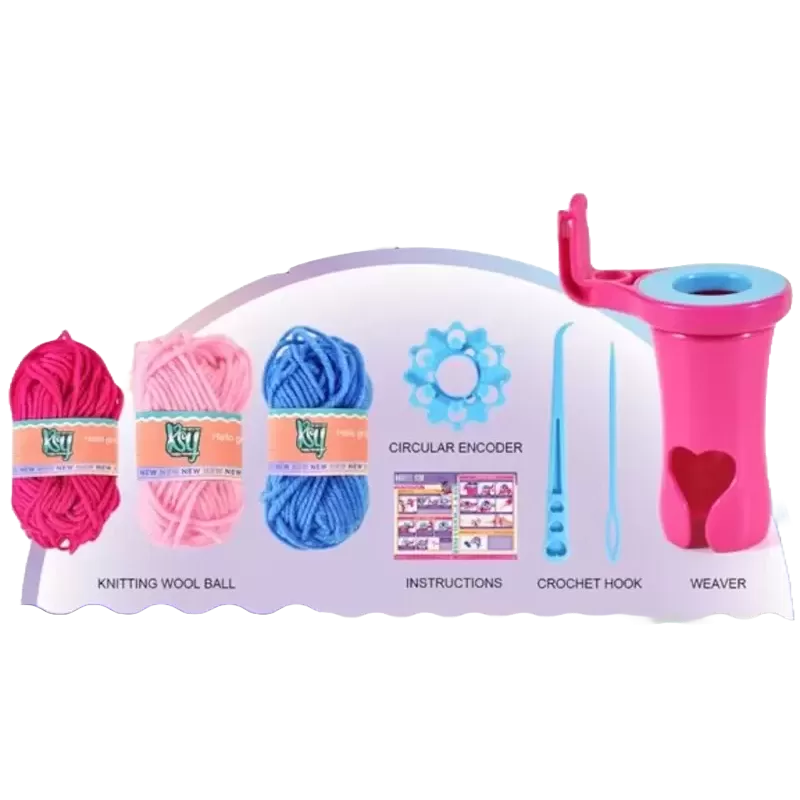 Kids Knitting Set – DIY Craft Kit for Beginners Kids Knitting Set – DIY Craft Kit for Beginners