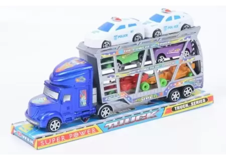 Super Power Truck with Cars – Tub Set, Assorted Models