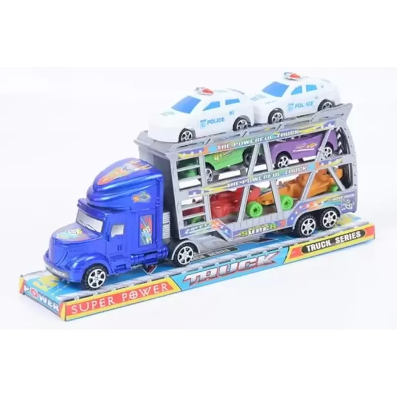 Super Power Truck with Cars – Tub Set, Assorted Models Super Power Truck with Cars – Tub Set, Assorted Models