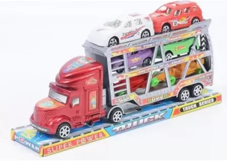 Super Power Truck with Cars – Tub Set, Assorted Models