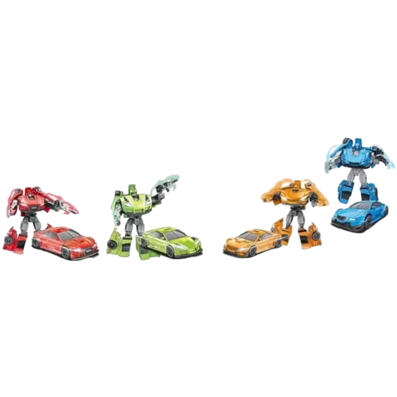 Transforming Robot Cars – Set of 4 Assorted Transforming Robot Cars – Set of 4 Assorted