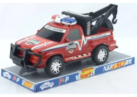 Tow Truck Toy with Tub – Durable & Fun Play Vehicle