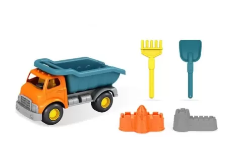 Beach Sand Truck Set with Accessories, Moulds & Spades