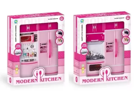Kids Modern Play Kitchen Set – Realistic Cooking Toy for Imaginative P