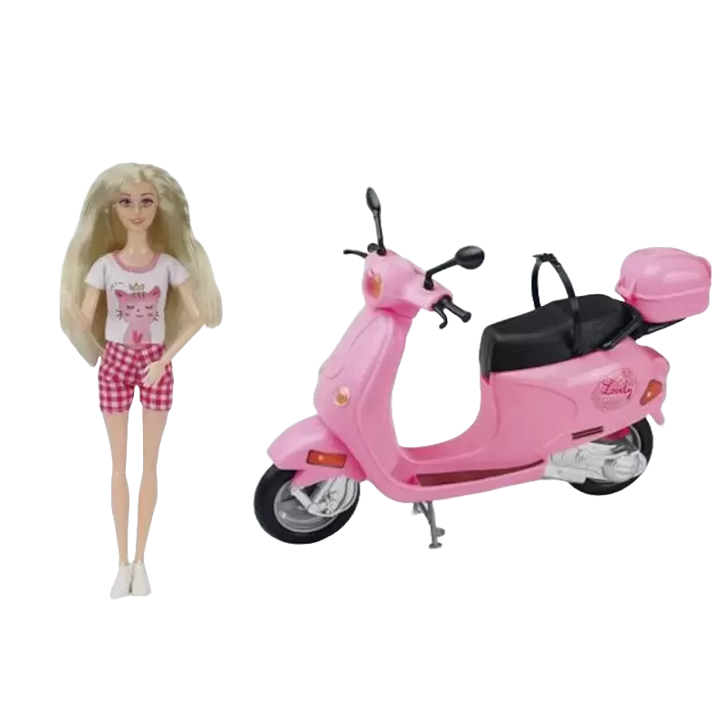 Fashion Doll with Scooter & Accessories | Playset for Kids Fashion Doll with Scooter & Accessories | Playset for Kids