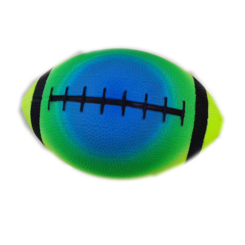Neon Rugby Ball - 8 Inch Hard Plastic for Outdoor Play Neon Rugby Ball - 8 Inch Hard Plastic for Outdoor Play