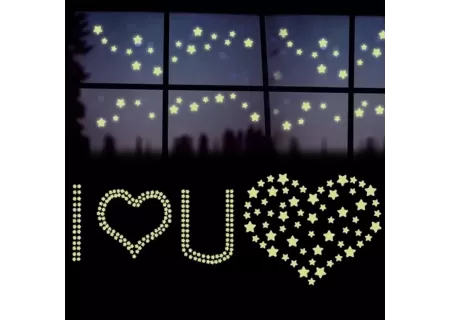 3D Glow in the Dark Stars - Luminous Wall & Ceiling Stickers for Kids'