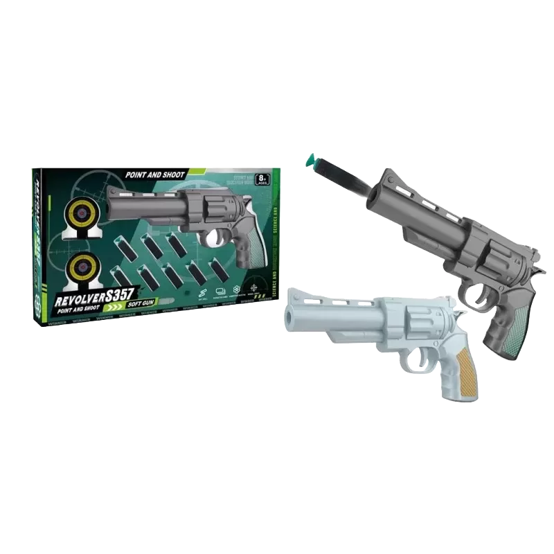 Revolver Toy Gun with EVA Soft Bullets – Safe & Fun Playset Revolver Toy Gun with EVA Soft Bullets – Safe & Fun Playset