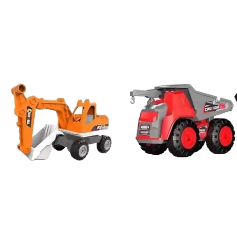 Tub Engineering Vehicles Set – 2 Piece Construction Toy for Kids Tub Engineering Vehicles Set – 2 Piece Construction Toy for Kids