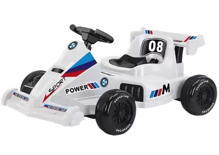 Kids Ride-On Electric F1 Car with Rechargeable Battery & Lights