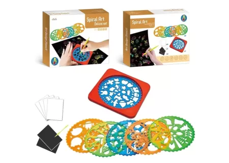 Stencil Art Set - Creative Drawing & Painting Kit for Kids & Adults