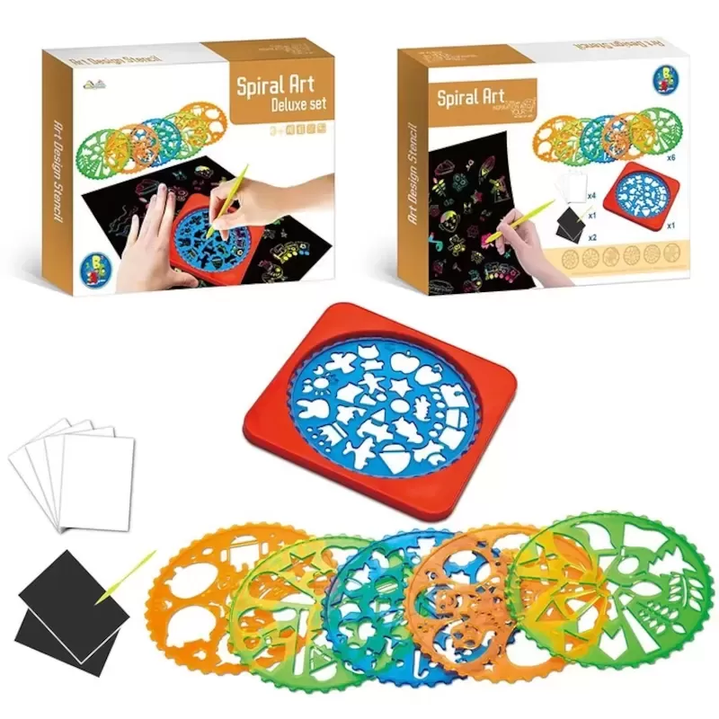 Stencil Art Set - Creative Drawing & Painting Kit for Kids & Adults Stencil Art Set - Creative Drawing & Painting Kit for Kids & Adults