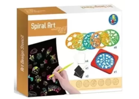 Stencil Art Set - Creative Drawing & Painting Kit for Kids & Adults