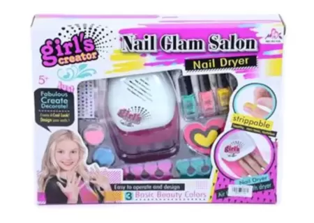 Kids Nail Glam Salon - Fun & Stylish Manicure Set for Girls
