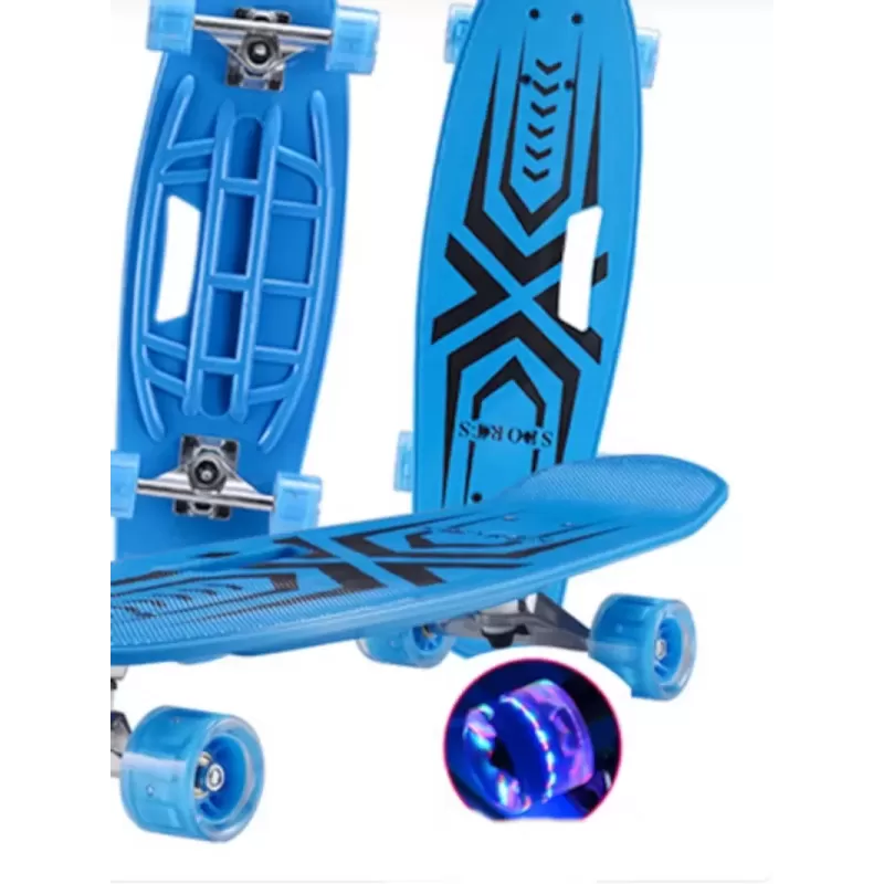 Skateboard with Handle – 71cm Durable Kids & Beginners Board Skateboard with Handle – 71cm Durable Kids & Beginners Board