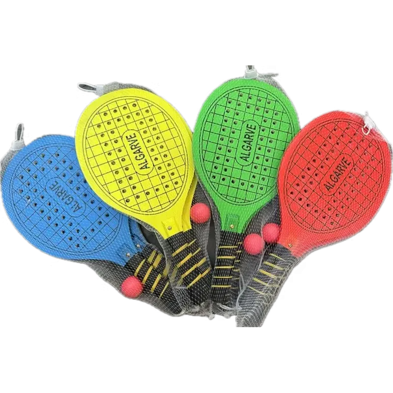 Wooden Paddle Bat and Ball Set – 45cm with Holes, Assorted in Meshbag Wooden Paddle Bat and Ball Set – 45cm with Holes, Assorted in Meshbag