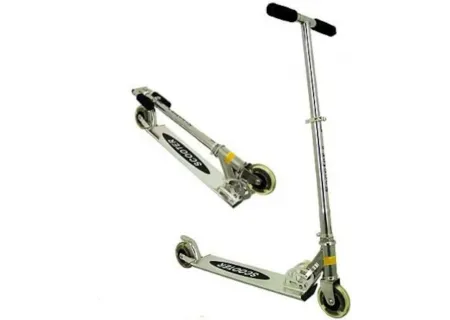 Metal 2-Wheel Scooter - Light-Up Wheels and 3 Colors