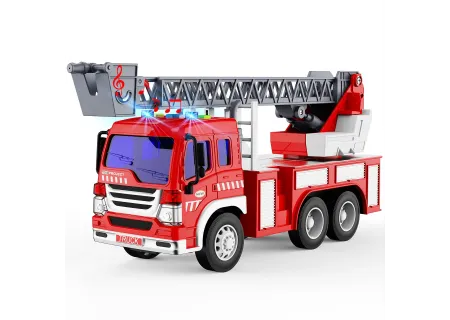B/O Fire Truck - Interactive Battery-Operated Fire Truck Toy for