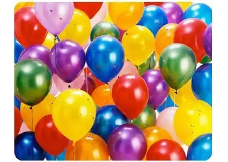 100 Assorted Color Balloons for Parties