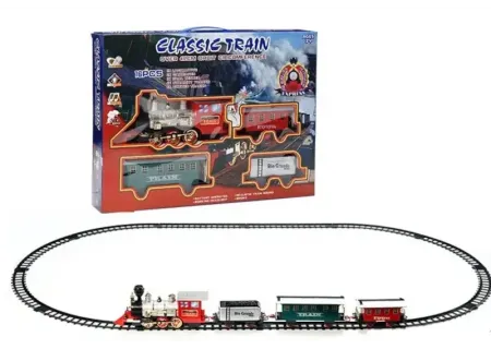 Battery Operated Classic Train Set – 16 Pcs Toy for Boys & Girls