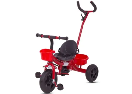 Push Tricycle with Adjustable Parent Handle – Toddler Ride-On Bike