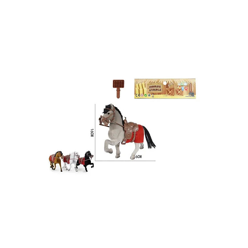 Horse Toy Set with Comb Horse Toy Set with Comb