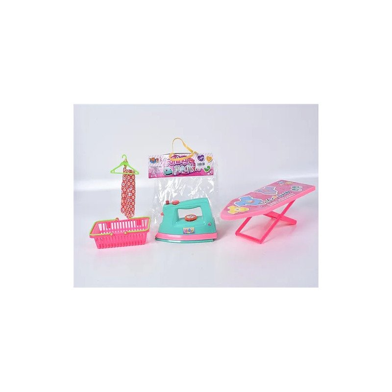 PBH Toy Iron with Board & Basket – Kids' Pretend Play Set PBH Toy Iron with Board & Basket – Kids' Pretend Play Set