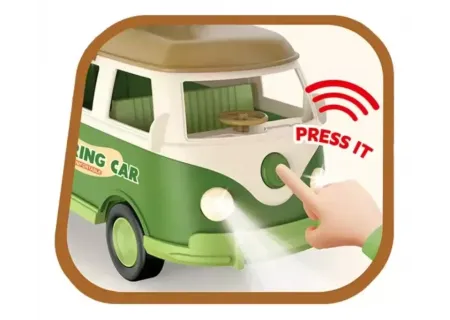 Surfer Touring Bus Toy – Battery Operated with Fun Functions | Assorte