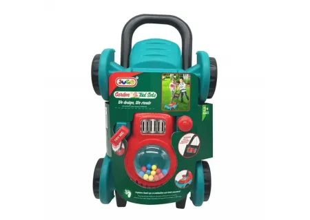 Kids Toy Lawnmower with Safety Helmet – Realistic Outdoor Playset for