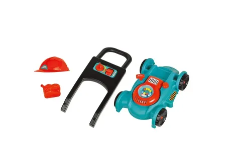 Kids Toy Lawnmower with Safety Helmet – Realistic Outdoor Playset for