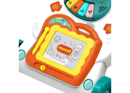Baby Music Walker with Interactive Drawing Board & Accessories