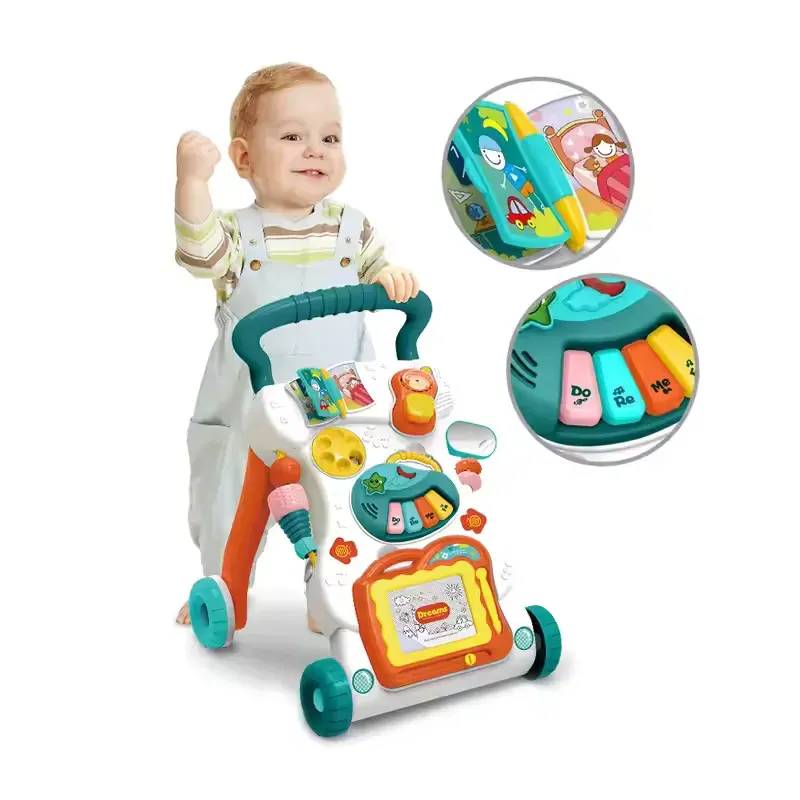 Baby Music Walker with Interactive Drawing Board & Accessories Baby Music Walker with Interactive Drawing Board & Accessories