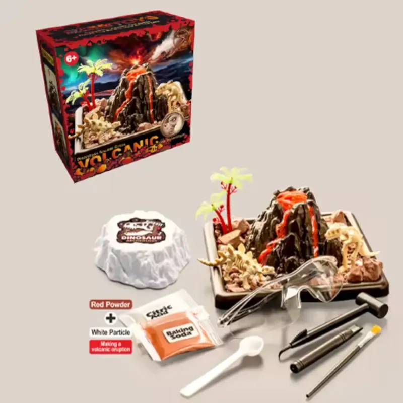 Volcanic Science Experiment - Exciting and Educational STEM Kit for Ki Volcanic Science Experiment - Exciting and Educational STEM Kit for Ki