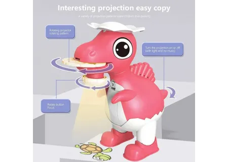 Dinosaur Projector Painting Set